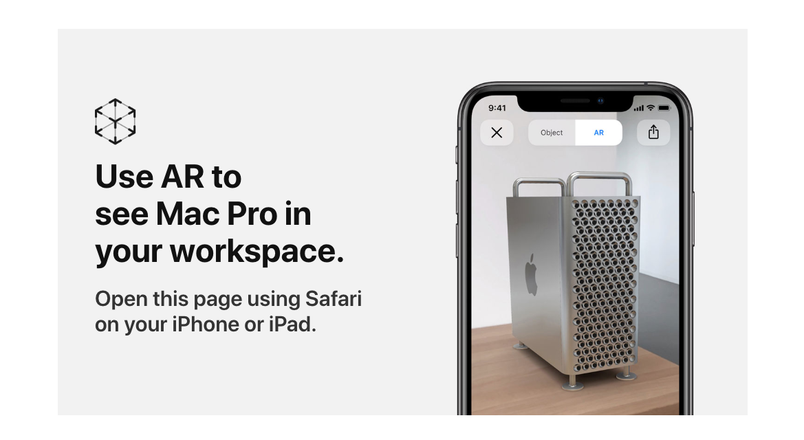 Preview the 2019 Mac Pro in Your Space Using AR